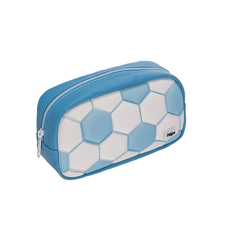 Cartuchera Escolar Filgo 2026 Starpak Pouch Futbol Celeste-Blanco Art.CA26-PST-010
